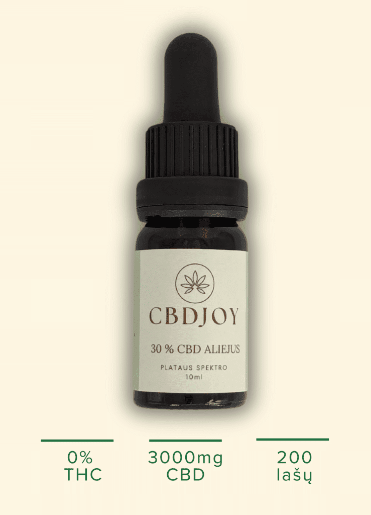 30% CBD aliejus