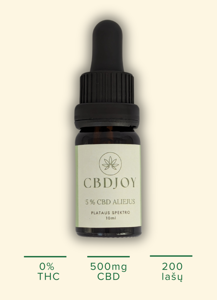 5% CBD aliejus