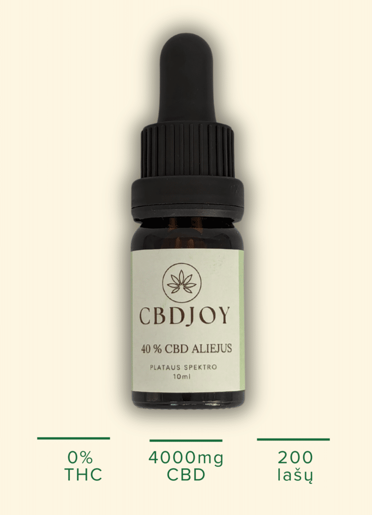 40% CBD aliejus